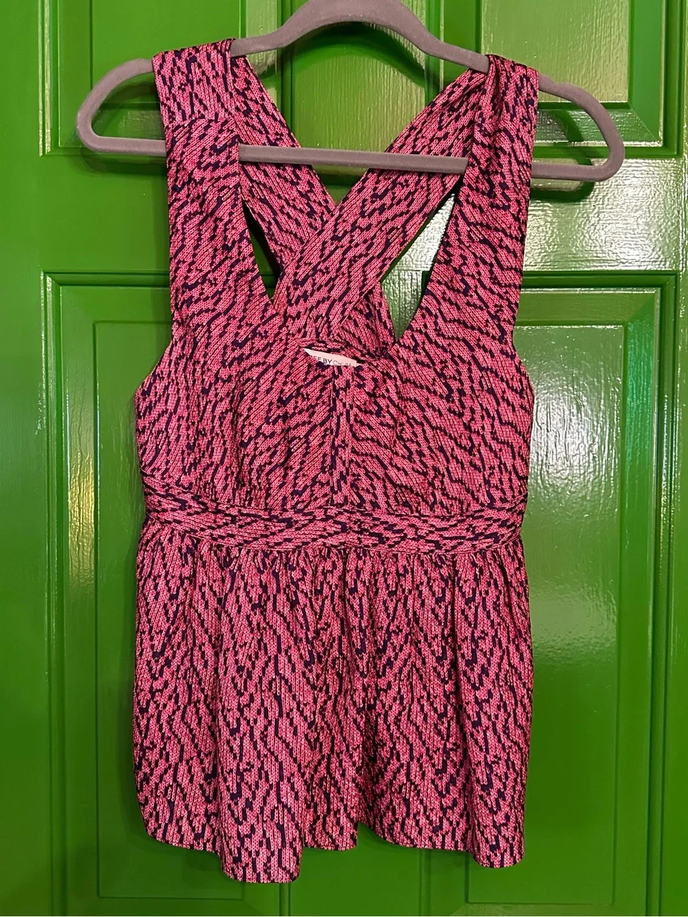 $468 Retail %100 Silk See By Chloe Babydoll Top - Picture 3 of 7